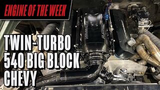 Zack Gillespie's Twin-Turbo 540 cid Big Block Chevy Engine
