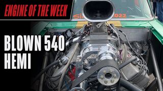 Jarrad Scott's Blown 540 cid Hemi Engine
