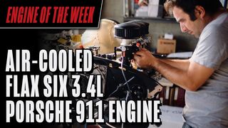 Air-Cooled Flat Six Twin Plug 3.4L Porsche Engine