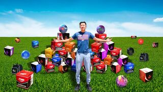 Giving Away 100 Bowling Balls For 100,000 Subscribers