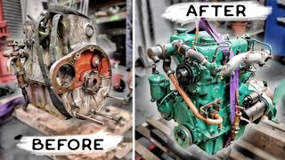 It's Done! Mercedes OM636 Marine Diesel Engine Rebuild, Start to Finish | Wildlings Sailing
