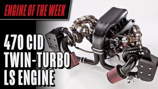 470 cid Twin-Turbo LS Engine