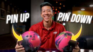 This Is The Difference Between Pin Up vs. Pin Down | Bowling Ball Layout Demonstration