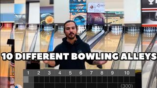 I bowled ONE GAME across 10 DIFFERENT BOWLING ALLEYS