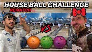 Cute PBA PRO vs 220 Average Bowler - House Ball Challenge