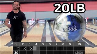 I CHOKED a 300 with a 20LB bowling ball