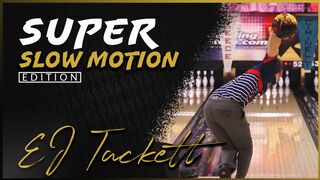 EJ Tackett Super Slow Motion Bowling Release (So Smooth!)