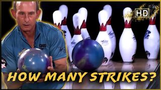 Norm Duke Tries To Bowl as Many Strikes as He Can in 2 Minutes - Ageless!