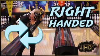Jesper Svensson Bowling RIGHT HANDED! - Two Handed Bowling Training
