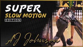 AJ Johnson Super Slow Motion Bowling Release (So Smooth!)