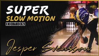 Jesper Svensson Super Slow Motion Bowling Release (So Smooth!)