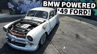 BMW Diesel-Powered Vintage 1949 Ford Coupe! It Looks Old But Shreds Like New.