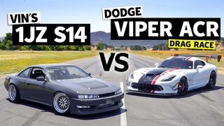 Can a 1JZ Swapped 240sx Beat a Dodge Viper ACR?