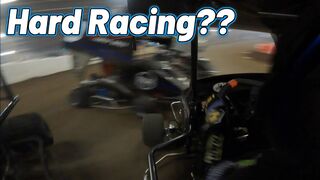 Carly Holmes Outlaw Kart Battle For Win | Roseburg Indoor | Full A Main