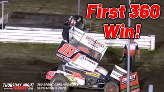 Tanner Holmes FIRST CAREER 360 SPRINT CAR WIN! (Skagit Speedway)