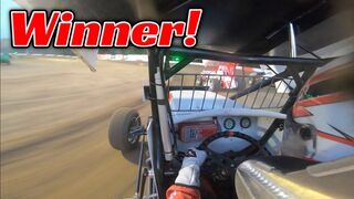 Tanner Holmes Sprint Car PASS FOR THE WIN at Coos Bay Speedway!