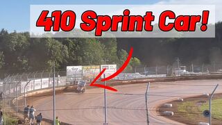 Bill Balog Ohio Speedweek Qualifying at the SHARON SPEEDWAY! (410 Sprint Car)