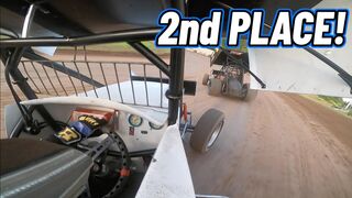 Carly Holmes 2ND PLACE Sprint Car Heat Race | Cottage Grove Speedway | May 7th, 2021