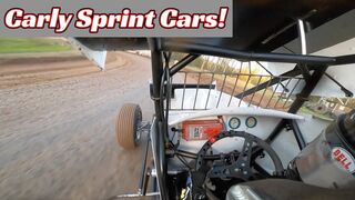 Carly Holmes Sprint Car Heat Race | Cottage Grove Speedway | Full Onboard | April 17th, 2021
