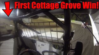 Tanner Holmes First Cottage Grove Speedway Sprint Car Win | Full Onboard | September 14th, 2018