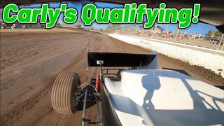 Carly Holmes Sprint Car Qualifying At Southern Oregon Speedway! (4TH QUICK)