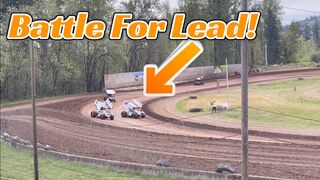 Tanner Holmes 5th to 3rd Heat Race | Cottage Grove Speedway | 360 Sprint Car
