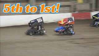 Tanner Holmes 5th to 1st Gary Jacobs Memorial Win | Red Bluff Outlaws | Full Race
