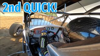 Carly Holmes 2ND QUICK LAP at Coos Bay Speedway | Sprint Car