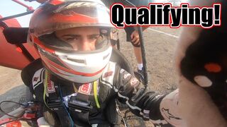 Tanner Holmes Outlaw Kart Qualifying Run | Cycleland Speedway