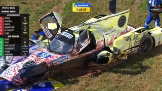 Big LMP2 Crash - 2021 IMSA Petit Le Mans at Road Atlanta