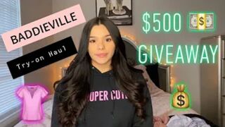 BADDIEVILLE TRY-ON HAUL / $500 GIVEAWAY