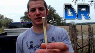 22LR in a Straw Experiment