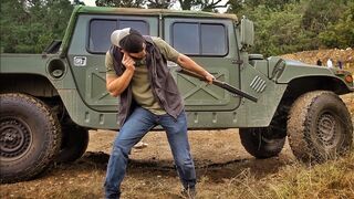 How Bulletproof are Kevlar Humvee Tires???