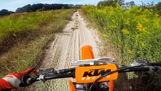 KTM 125 SX Trail Riding