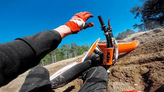 First Ride on Motocross Track with 2 Stroke - KTM 125 SX