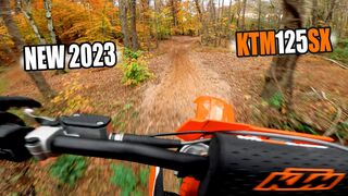 First Ride on New 2023 KTM 125 SX