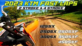 1 Lap on Every 2023 KTM! | 2-Stroke & 4-Stroke
