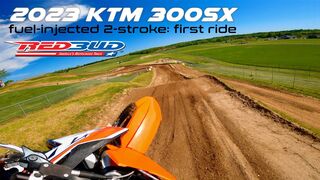 Shredding the ALL NEW 2023 KTM 300SX Fuel-Injected 2-Stroke!