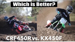 2019 Kawasaki KX450F vs 2019 Honda CRF450R Works Edition