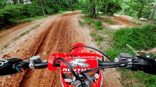 Found a Hidden Motocross Track in the Woods on 2022 CRF450R!