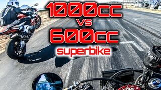 1000cc vs 600cc SUPERBIKE S1000RR v R6