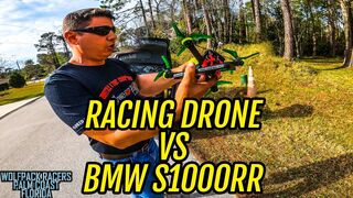 RACING DRONE vs S1000RR! Who is Faster? YOU JUDGE! Daytona Bike Week 2020 EP.5