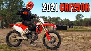 First Ride on 2021 Honda CRF250R