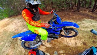 He got a NEW 2021 YZ250 Two Stroke!