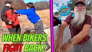 WHEN BIKERS FIGHT BACK - ANGRY, HECTIC & COOL MOTO MOMENTS 2021 [Ep.#50]