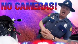Cops VS Bikers - "No Cameras & Why You Riding?"