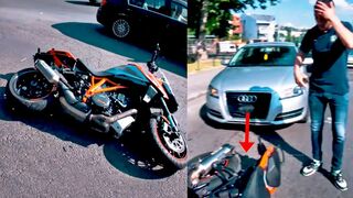 AUDI REAR ENDED KTM SUPER DUKE - There's NO LIFE Like the BIKE LIFE! [Ep.#147]