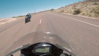 CBR 1000RR VS S1000RR Racing on the Streets!