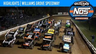 World of Outlaws NOS Energy Drink Sprint Cars Williams Grove Speedway, October 22, 2022 | HIGHLIGHTS