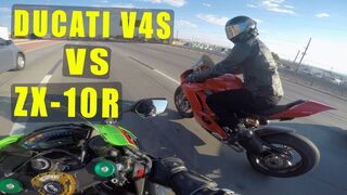 2019 Kawasaki ZX10R vs 2018 Ducati V4S